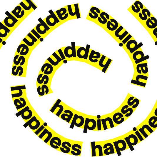 Happiness topic art